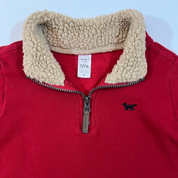 Carter’s Boy Sweater - Size 7 - Boys Clothes Size 7- Christmas Sweater -Holiday - Picture 3 of 3